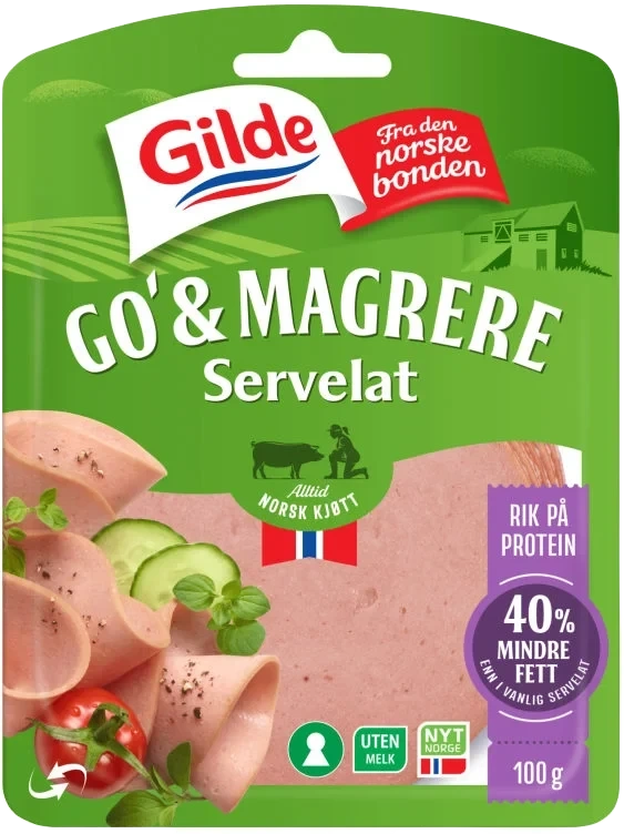 Servelat Go & Magrere 100g Gilde