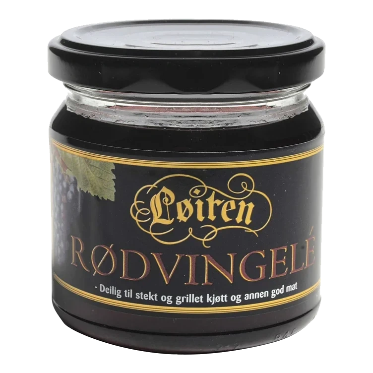 Rødvinsgelé 200g Løiten