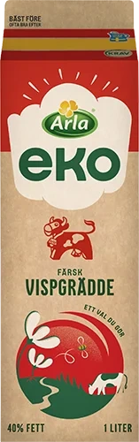 Eko färsk vispgrädde 40%
