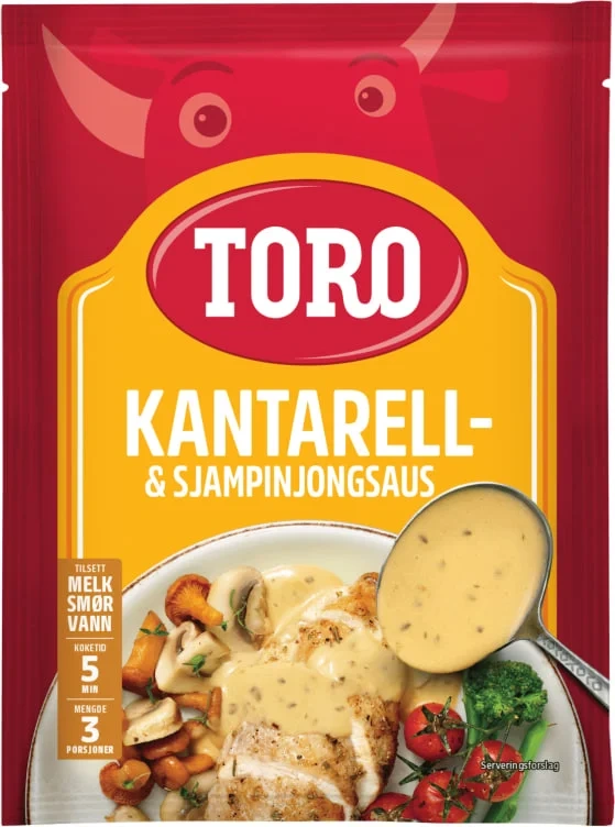 Kantarell & Sjampinjong Saus 23g Toro