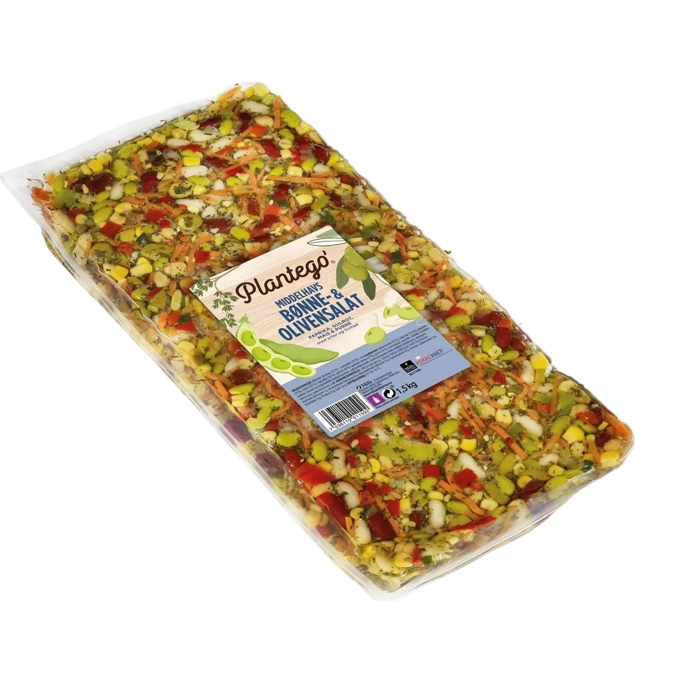 Bønnesalat 1,5kg Plantego