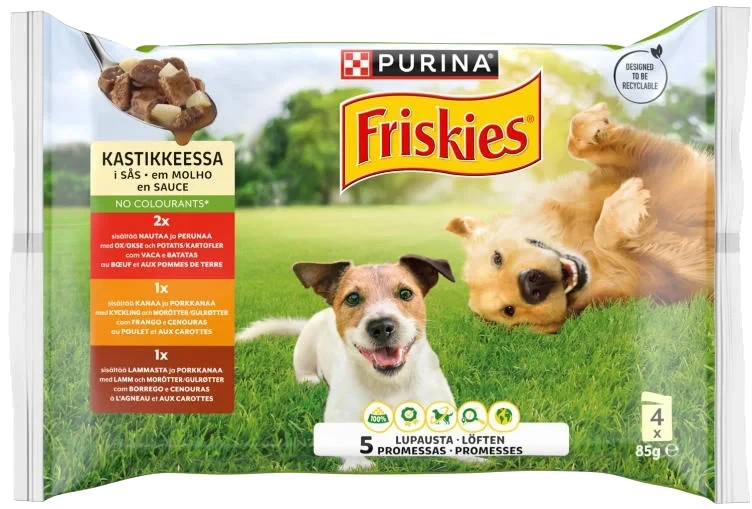 Friskies Våt Hund 4pk 340g Purina