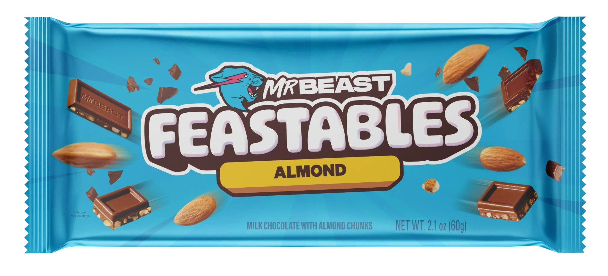 Mr Beast Milk Almond Chocolate 60g