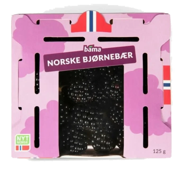 Bjørnebær 125g m/Lokk