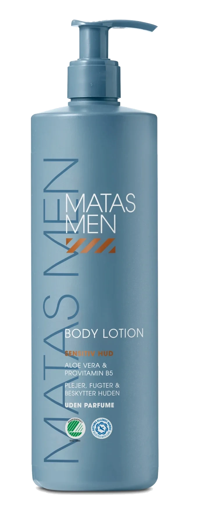 Matas Striber Men Body Lotion For Sensitive Skin Fragrance Free 500 ml