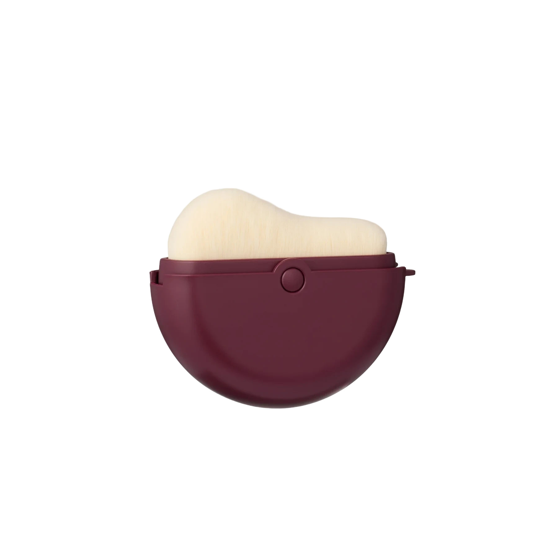 KICKS Beauty Compact Makeup Brush Burgundy