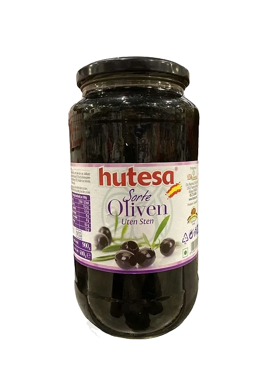 Sort oliven u sten   900g