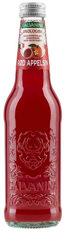Rød appelsindrikk økol.    12x355ml
