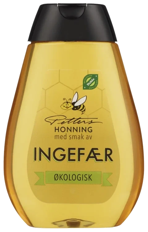 Honning Økologisk Ingefær 350g Flytende Petters