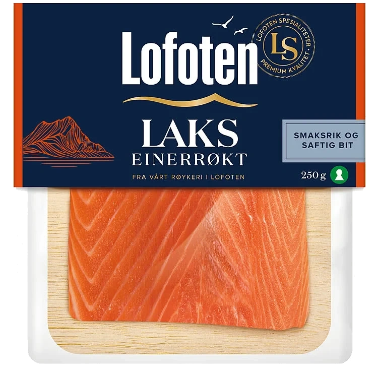Laks Einerrøkt Bit 250g Lofoten