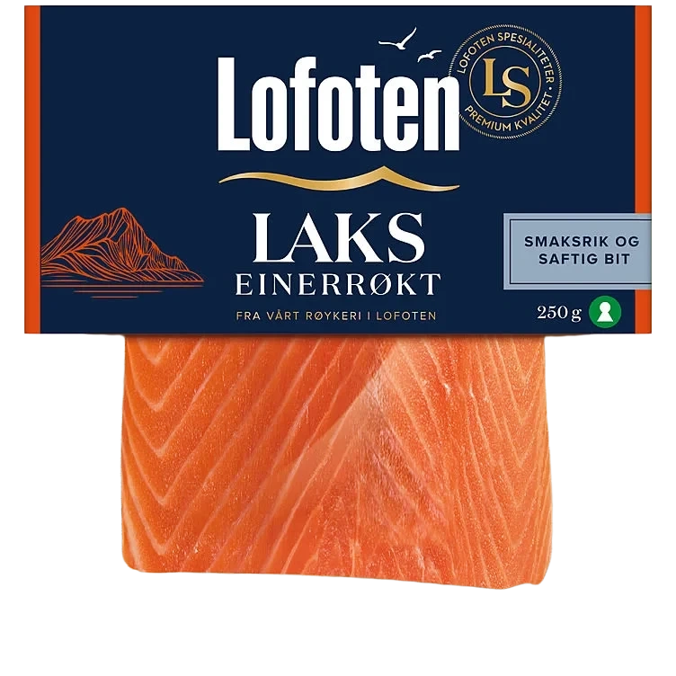 Laks Einerrøkt Bit 250g Lofoten