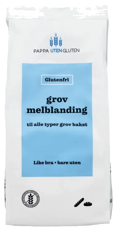 Melblanding Grov Gl.Fri 500g Pappa uten Gluten