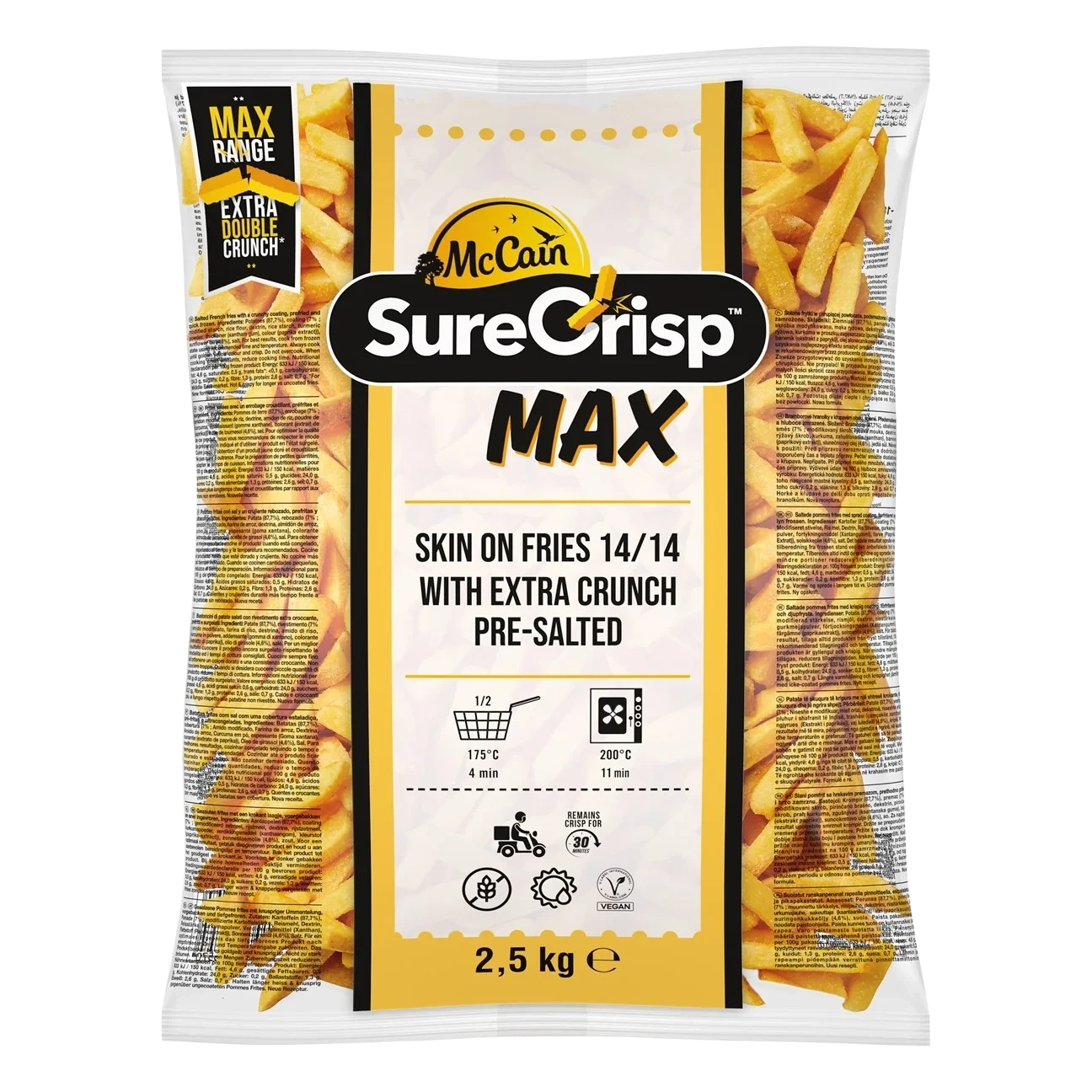 SureCrisp Max 14/14 Skin on