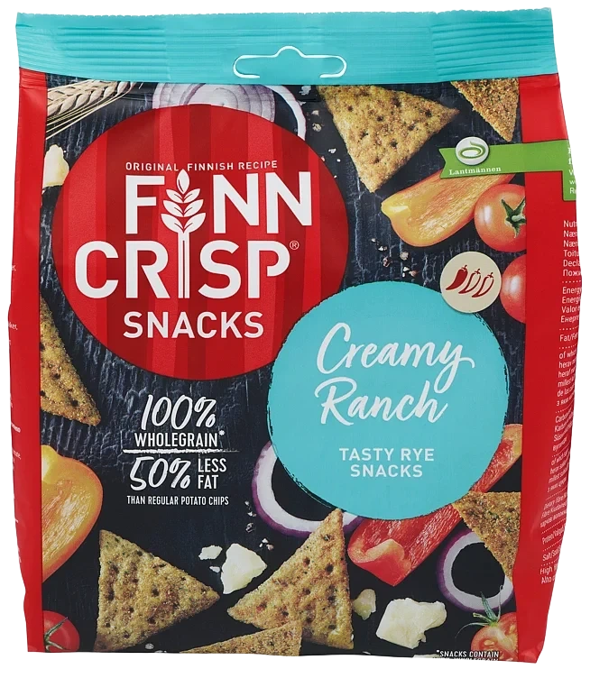 Rye snack creamy ranch   150g