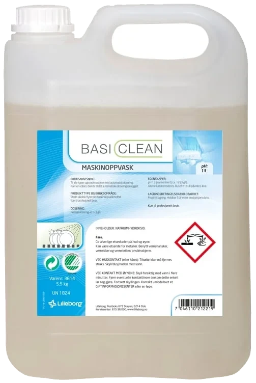 Basiclean maskinoppvask   5,5kg