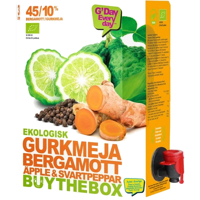Juice Gurkmeja & Bergamott Eko