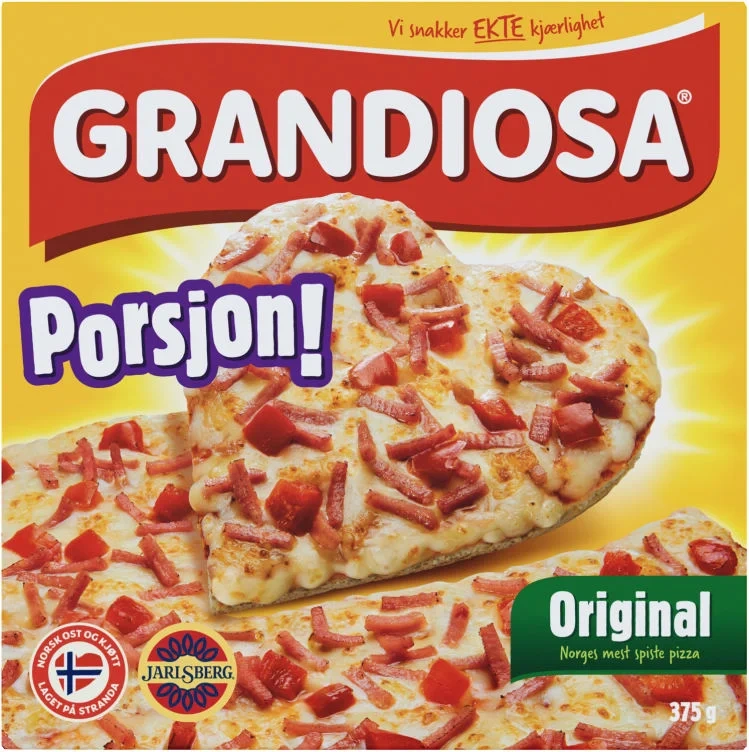 Grandiosa Pizza Original Porsjon 375g Sommervibber