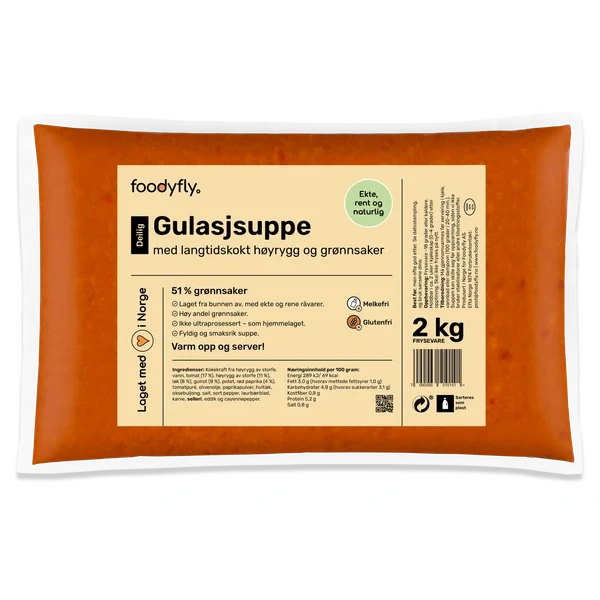 Gulasjsuppe m/Storfe&Grønnsaker 2kg