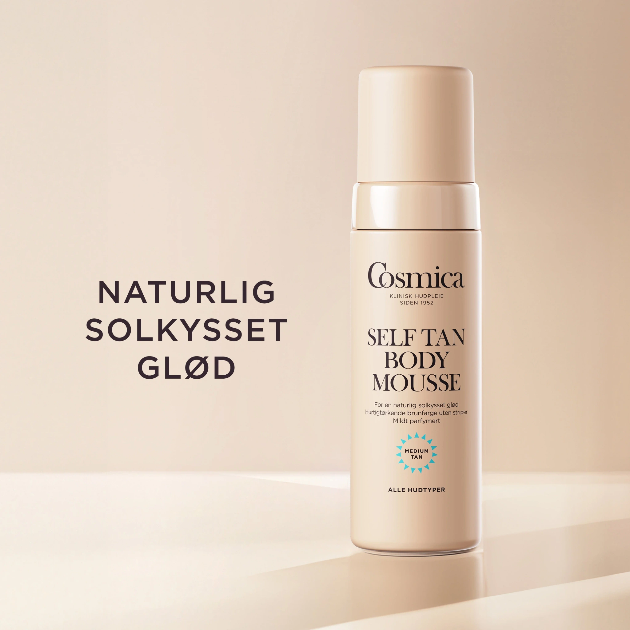 Cosmica Sun Self Tanning Body Mousse, 150 ml