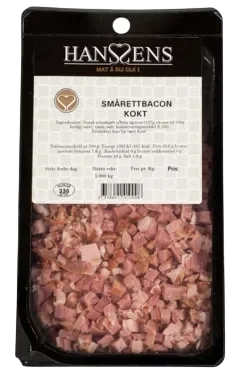 Smårettbacon Kokt Ternet Hanssens