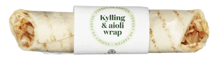 Wrap Kylling&Aioli 250g Bakehuset