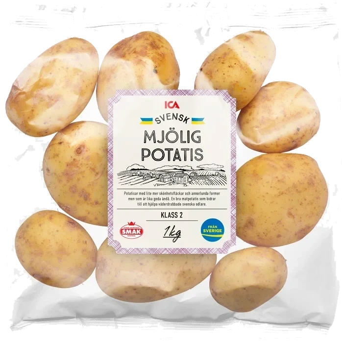 Potatis mjölig klass 2 1kg ICA