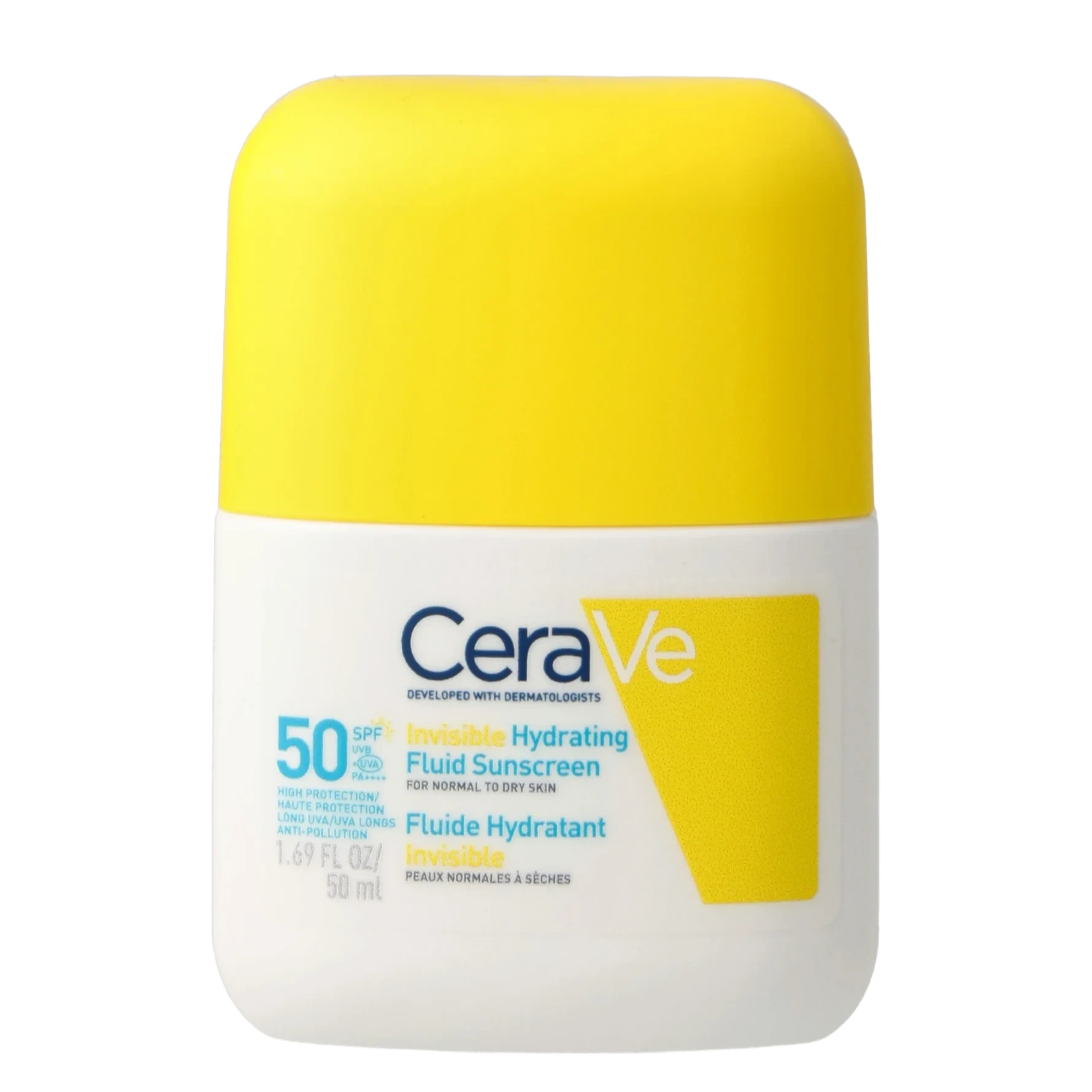 CeraVe Invisible Hydrating Fluid Sunscreen Face SPF50 50 ml