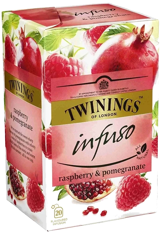 Twinings infuso raspberry & pomegranate 20bg