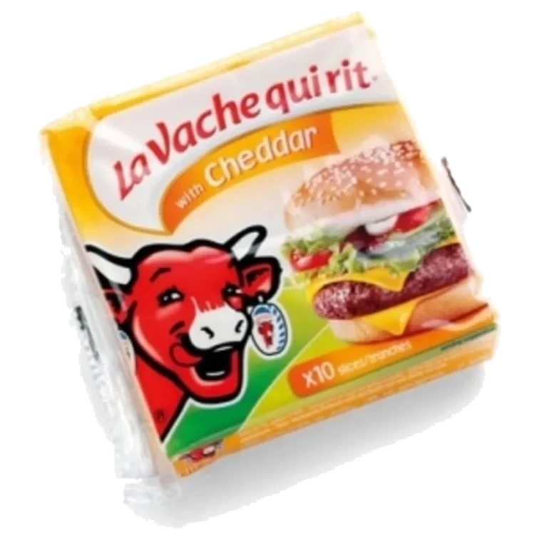 Burgerost m/Cheddar 200g La Vache Qui Rit