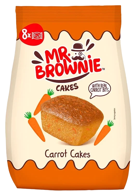 Carrot Cakes 200g Mr Brownie