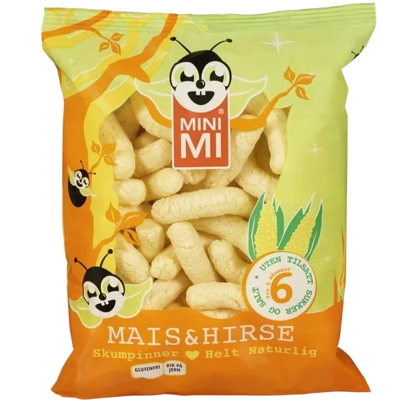 Skumpinner Mais&hirse 6mnd 40g Minimi