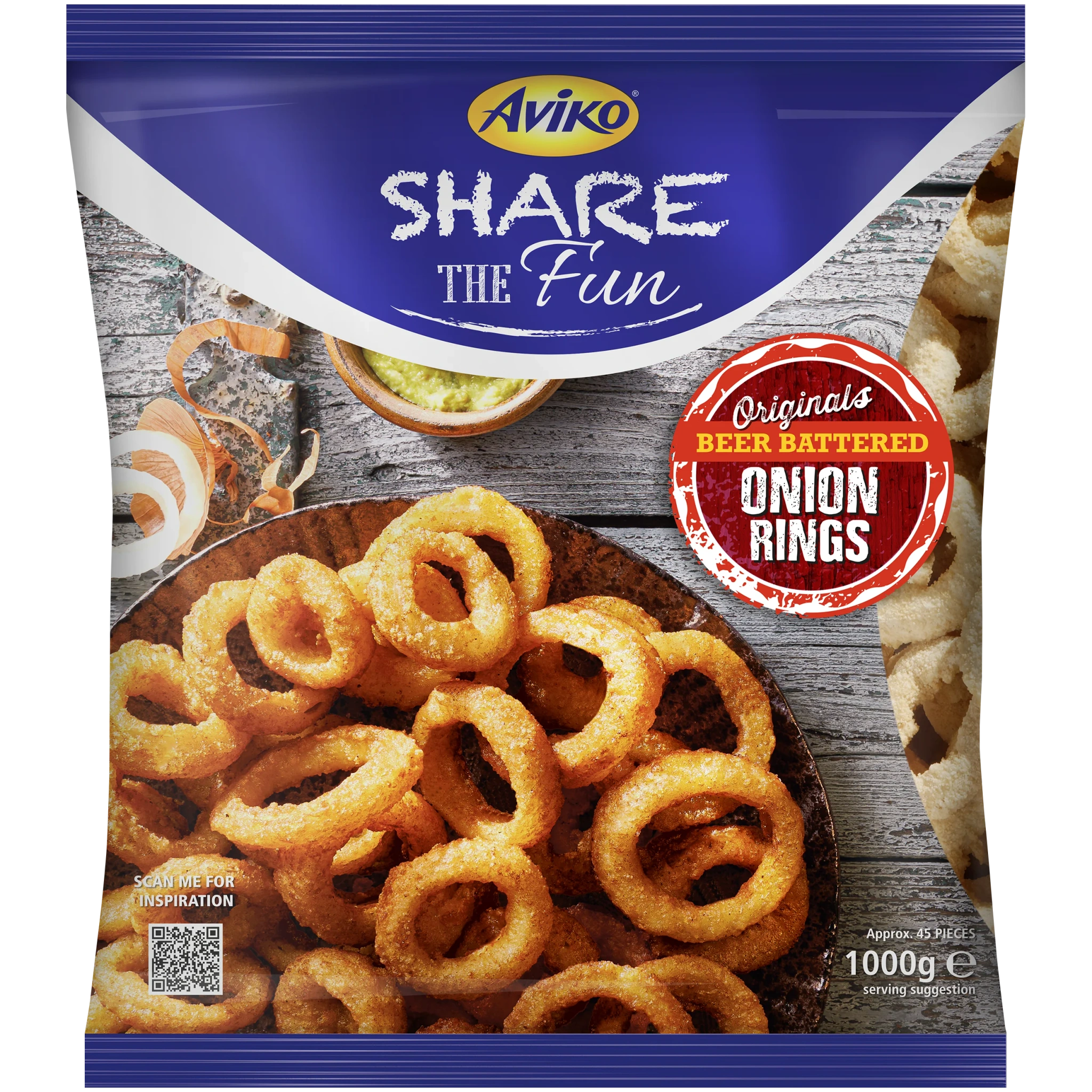Beer battered onion rings