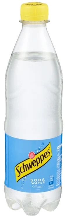 Schweppes soda water   24x50cl