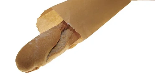 BAGUETTEPÅSE  BRUN 140X50x550MM