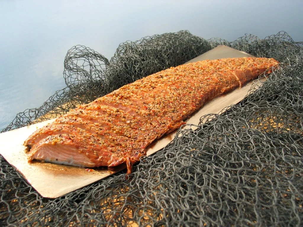 Feldts Citronpepparlax, varmrökt
