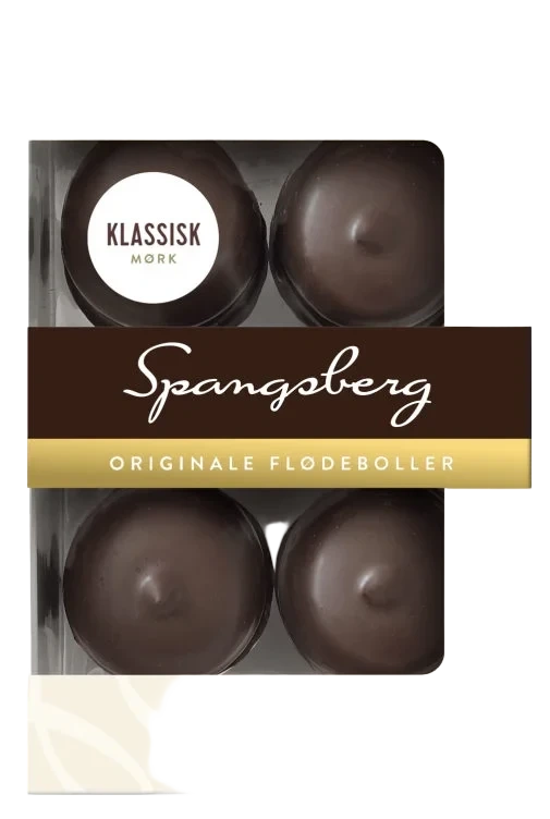 Flødeboller Klassis Mørk 124g Spangsberg