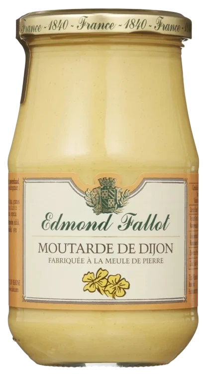 Sennep Dijon Lys Fransk 390g Fallot