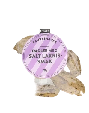 Street Dadler med Salt Lakrissmak 70g