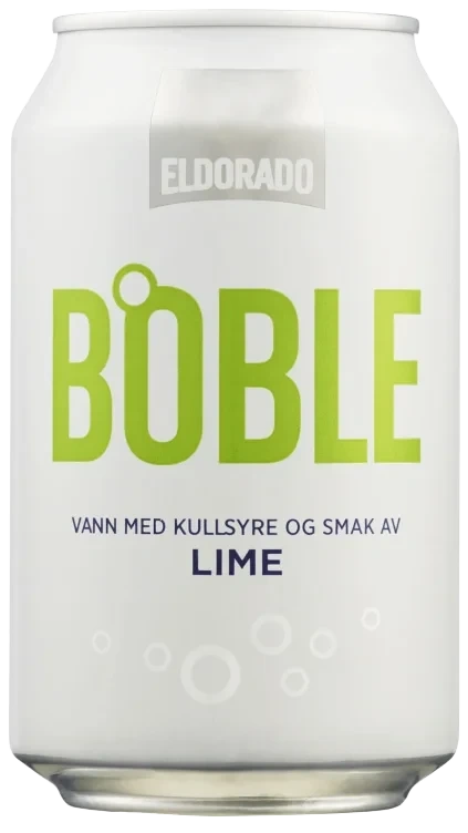 Boble Vann Lime 0,33l boks Eldorado