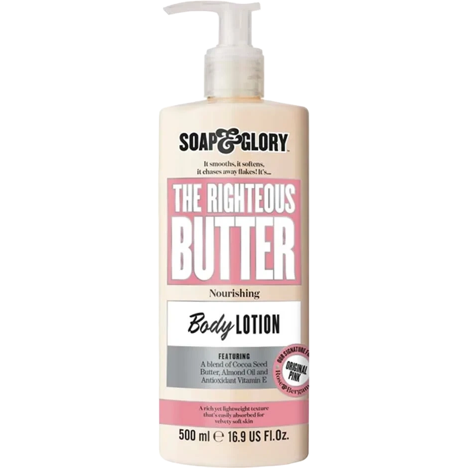 Soap & Glory The Righteous Butter Body Lotion for Softer and Smoother Skin