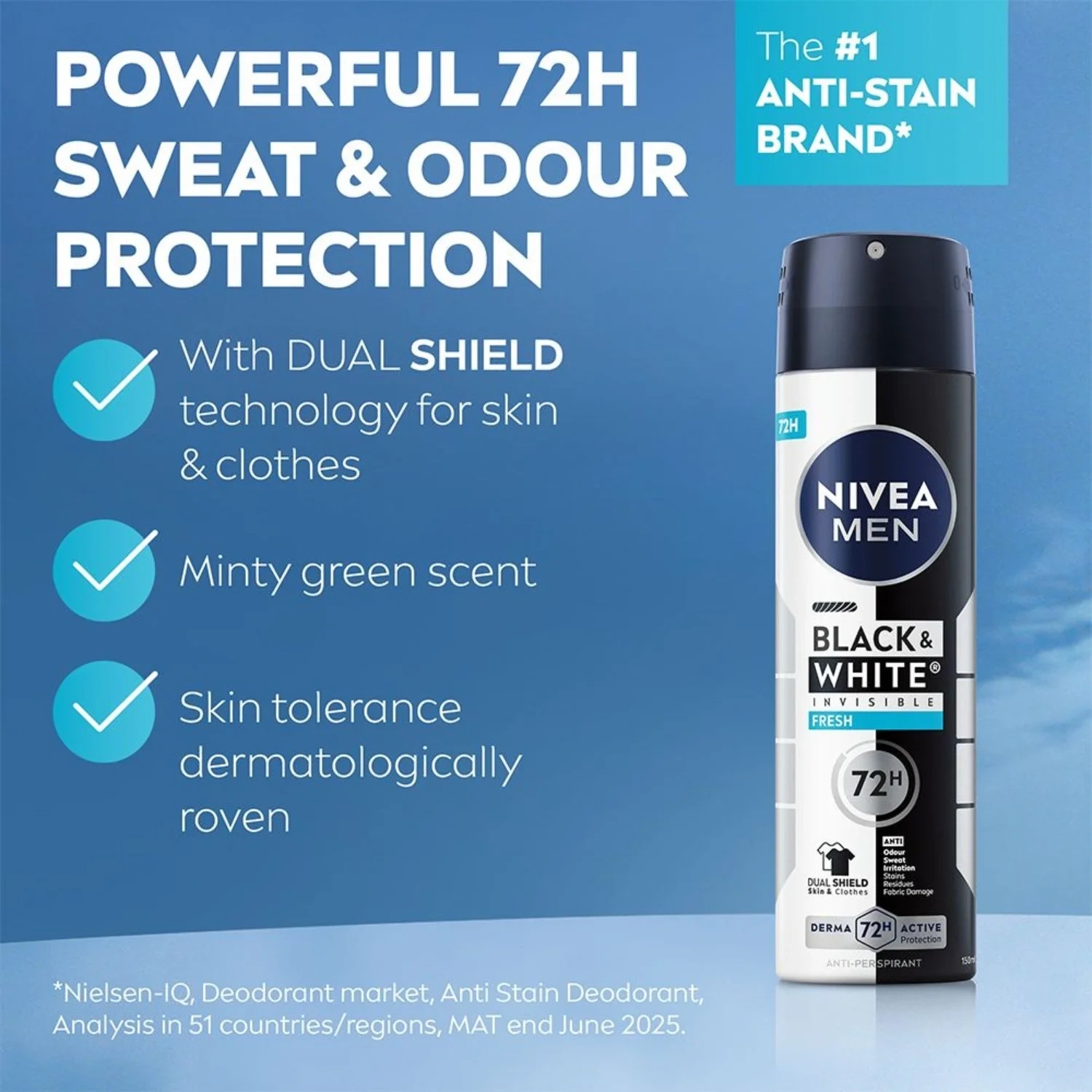 NIVEA MEN Black & White Fresh Spray