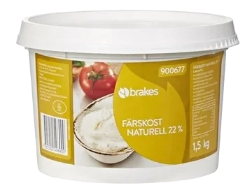 Färskost naturell 22% LF