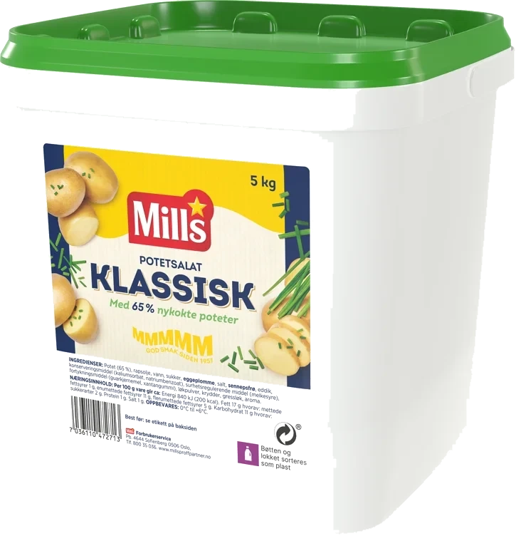 Potetsalat Klassisk 5kg Mills