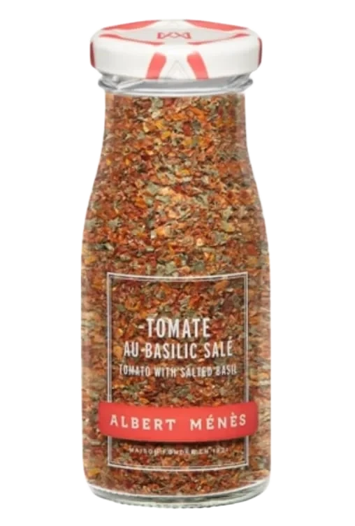 Tomat med Saltet Basilikum 70g Albert Ménès