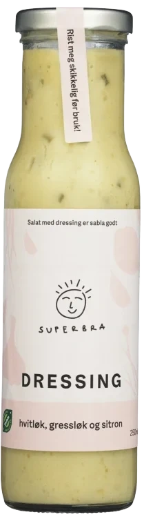 Dressing Hvitløk Økologisk 250ml Superbra