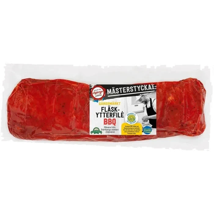Fläskytterfilé Färsk Mörad BBQ Gårdsmärkt ca 900g Rybergs