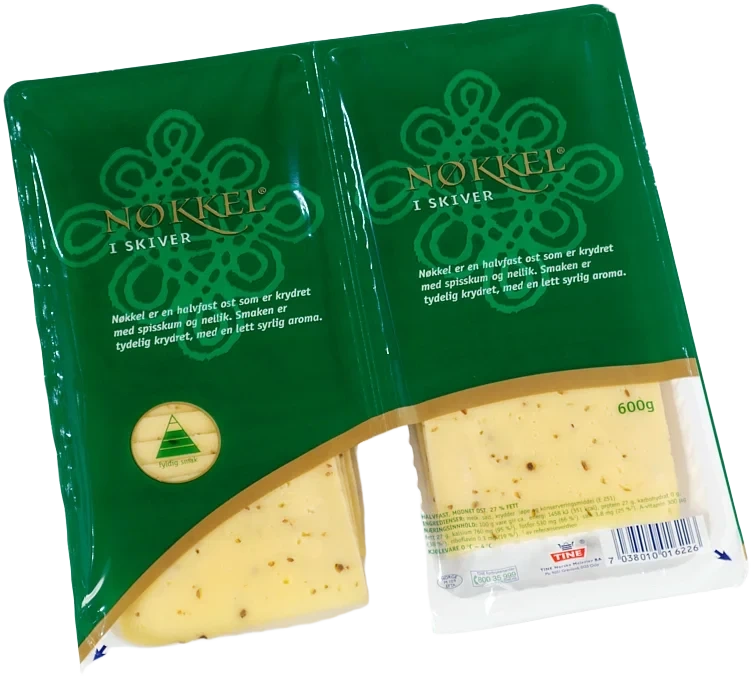 Norvegia Nøkkel Skorpefri 600g Tine