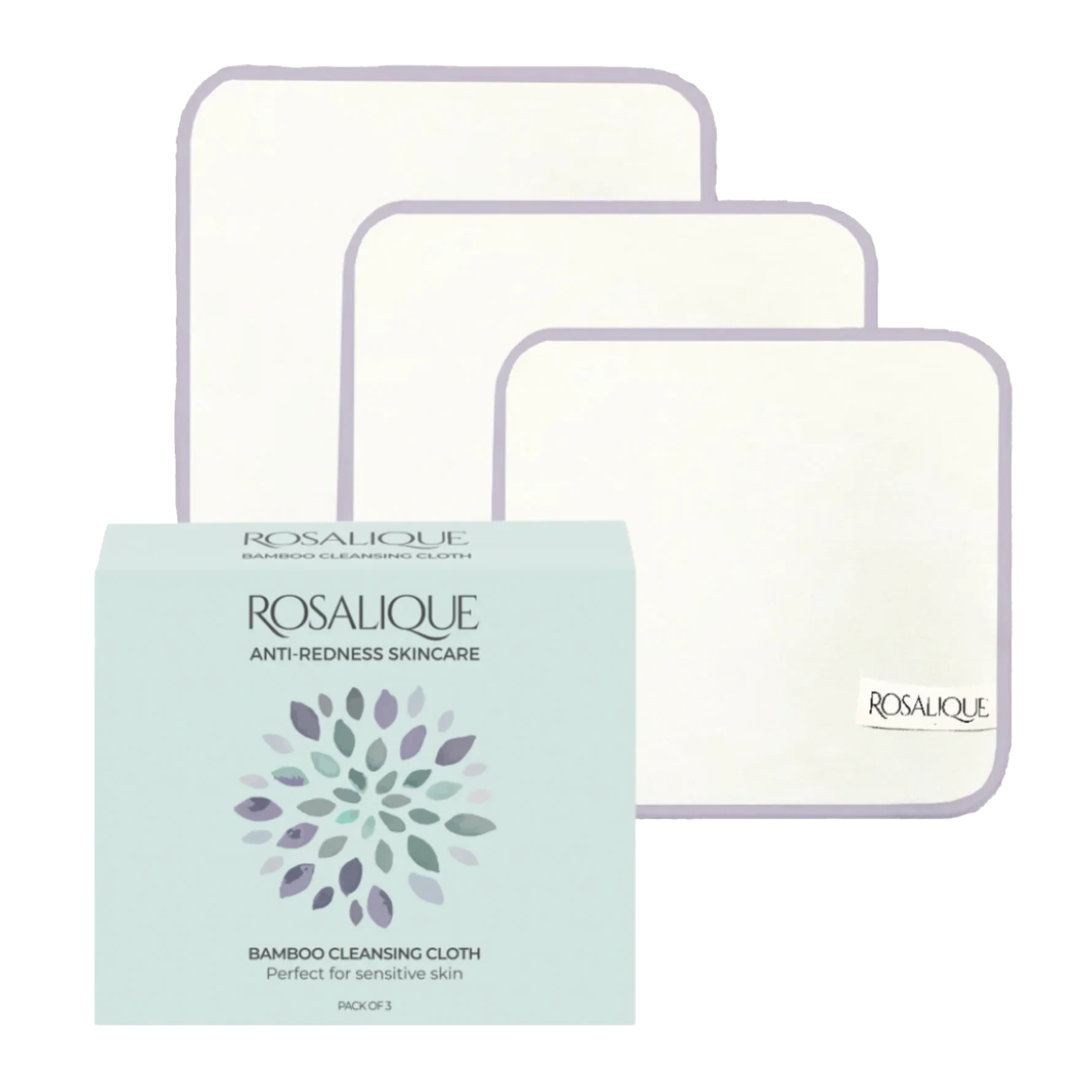 Rosalique Bamboo Cleansing Cloth 3 pcs