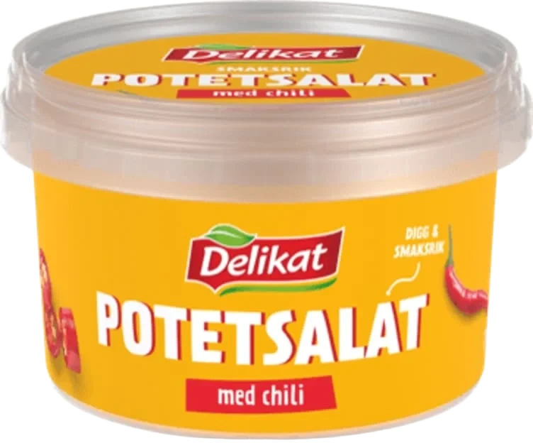 Potetsalat Chili 200g Delikat