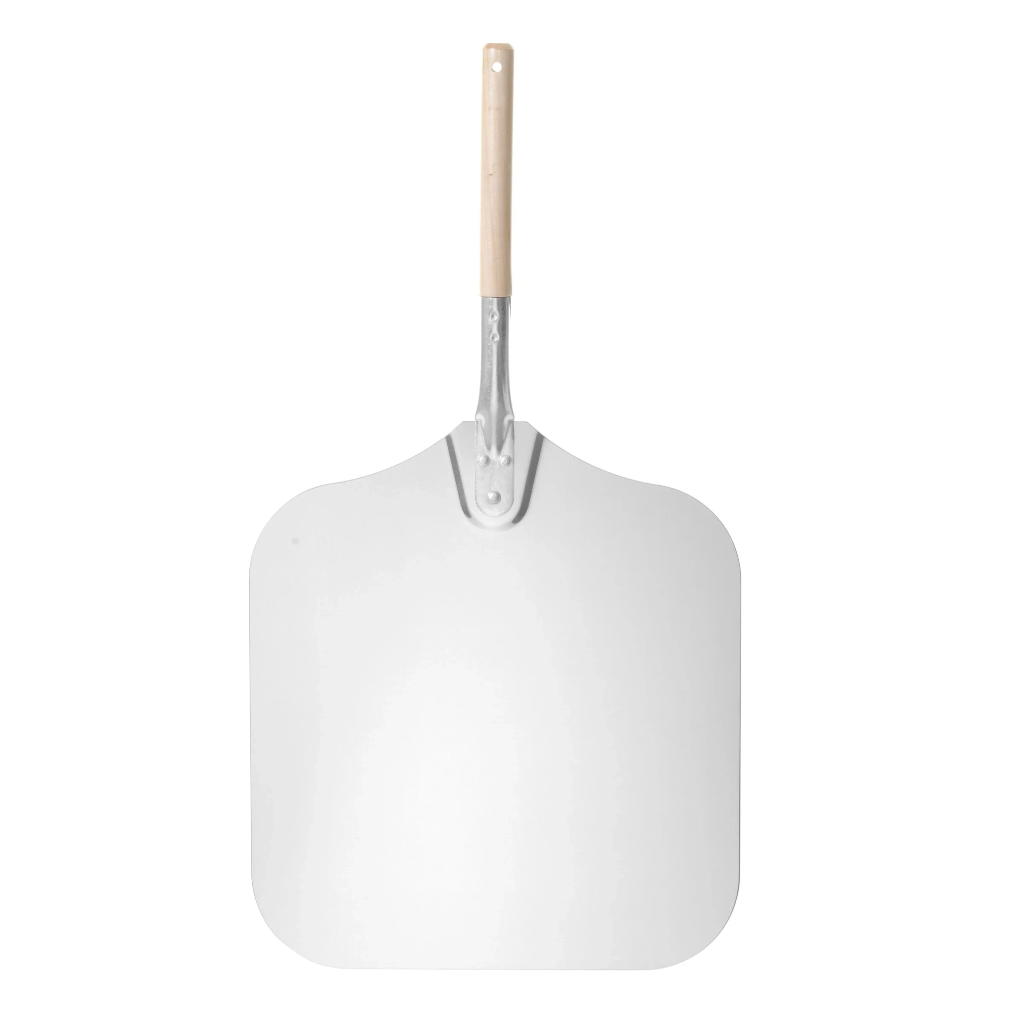 Pizzaskopa i kvadrat med kort handtag